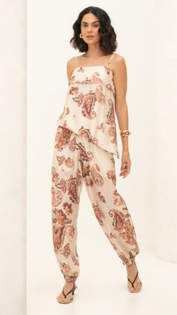 BLUSA VISCOSE PAISLEY ASSIMÉTRICA ALÇA