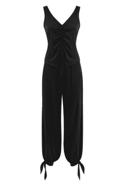 CALÇA CETIM PARIS AMARRAÇÃO JOGGER