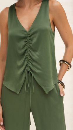 BLUSA CETIM PARIS FRANZIDA S/ MANGA