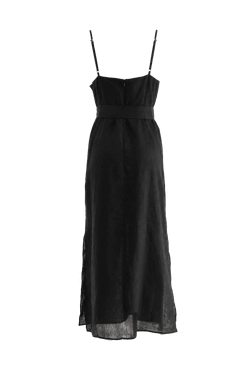 VESTIDO LINHO DOHA ALÇA MIDI