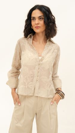 CAMISA RAMI HUNAN BORDADA