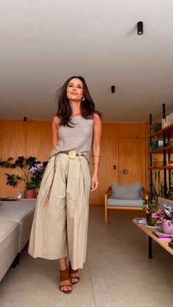 CALÇA TRICOLINE CAPRI PREGAS PANTACOURT
