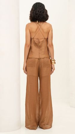 CALÇA RAMI HUNAN CORDÃO WIDE LEG
