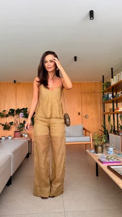 CALÇA RAMI HUNAN CORDÃO WIDE LEG