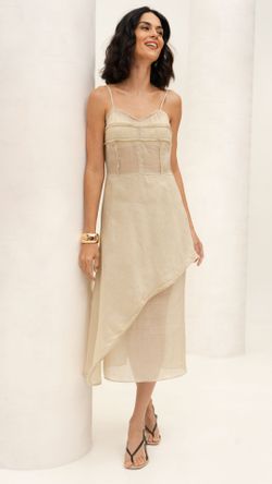 VESTIDO RAMI HUNAN C/ TOP MIDI ALÇA