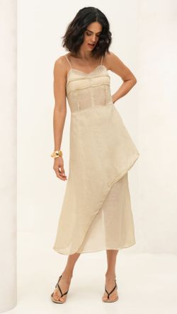 VESTIDO RAMI HUNAN C/ TOP MIDI ALÇA