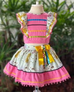 Conjunto Infantil Menina Junino Daducha