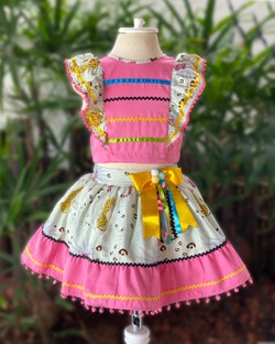 Conjunto Infantil Menina Junino Daducha