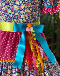 Vestido Infantil Junino