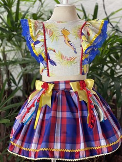 Conjunto Infantil Menina Junino Daducha