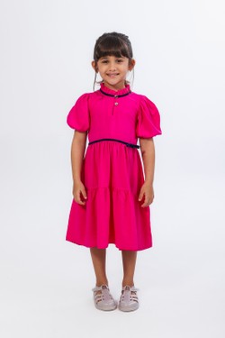 Vestido Infantil Rosa Pink