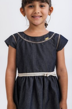 Vestido Infantil Jeans