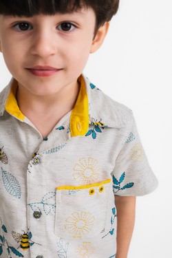 Camisa Infantil Menino Estampa Voo Leve