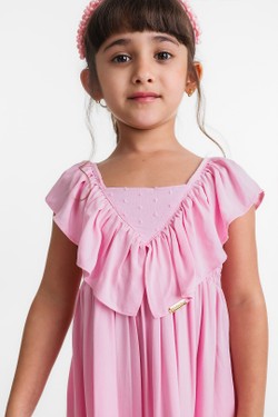 Vestido Infantil Rosa 