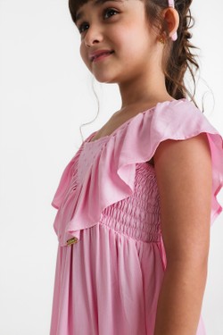 Vestido Infantil Rosa 