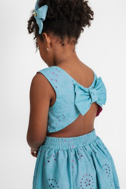 Vestido Infantil Laise Laço