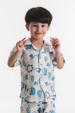 Camisa Infantil Menino Estampa Ginga