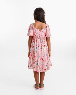 Vestido Infantil Menina Estampa Flora