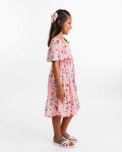 Vestido Infantil Menina Estampa Flora