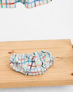 Vestido Infantil Bebê Menina Estampa Xadrez Natureza