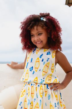 Blusa Infantil Menina Estampa Canoa