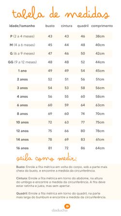Jardineira Infantil Bebê Menino Estampa Fruta-Cor