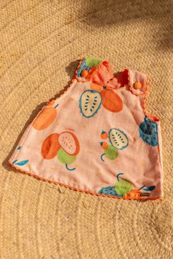 Conjunto Infantil Bebê Menina Estampa Quintal da Bahia