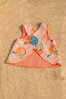Conjunto Infantil Bebê Menina Estampa Quintal da Bahia