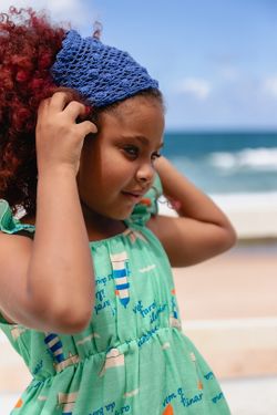 Vestido Infantil Menina Estampa Farol da Barra