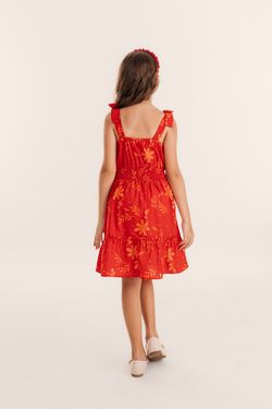 Vestido Infantil Menina Estampa Encanto Floral