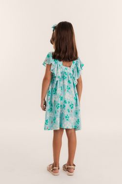 Vestido Infantil Menina Estampa Cheiro Verde