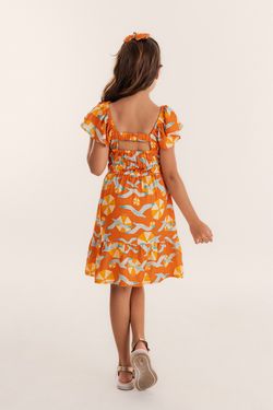 Vestido Infantil Menina Estampa Praia