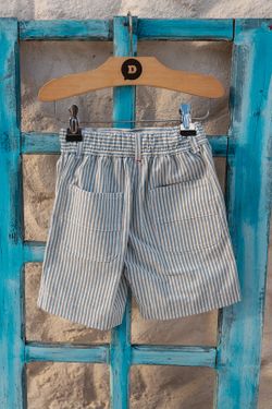 Bermuda Infantil Menino Listrada Azul