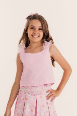 Conjunto Infantil Saia Jardim