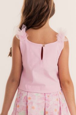 Conjunto Infantil Saia Jardim