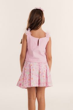 Conjunto Infantil Saia Jardim