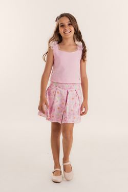 Conjunto Infantil Saia Jardim