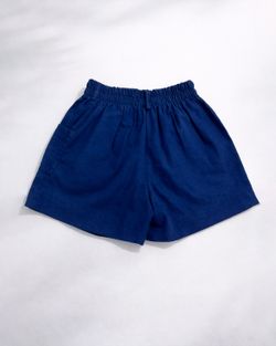 Short Infantil Menina Azul Marinho