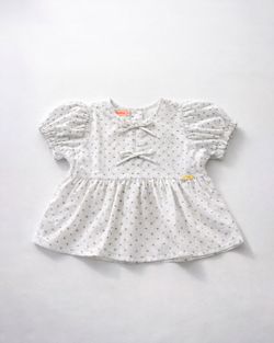 Bata Infantil Menina Branca Laços Peplum