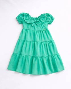 Vestido Infantil Menina Três Marias Verde