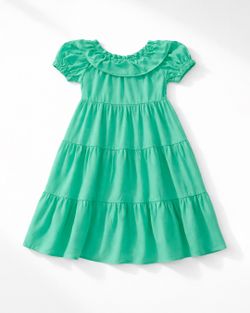 Vestido Infantil Menina Três Marias Verde