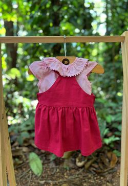 Jardineira Infantil Bebê Menina Pink