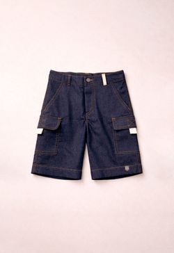 Bermuda Infantil Menino Jeans Cargo