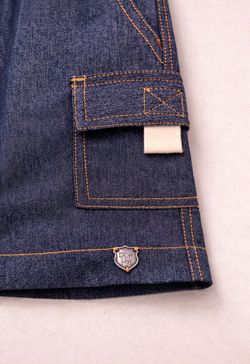Bermuda Infantil Menino Jeans Cargo
