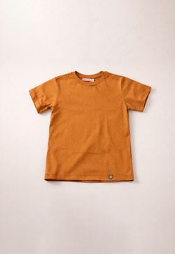 Camiseta Infantil Menino Básica Caramelo