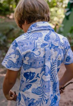 Camisa Infantil Menino Estampa Chapada Diamantina