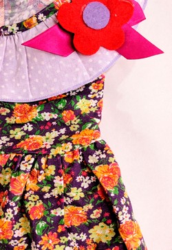 Vestido Festa Junina Infantil Bebê Menina Patchwork