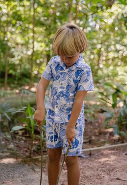 Short Infantil Menino Estampa Chapada Diamantina