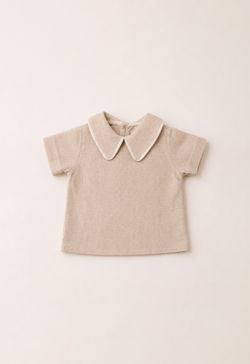 Conjunto Infantil Bebê Menino Camisa e Jardineira Xadrez Caqui
