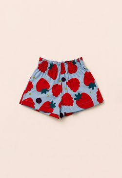 Conjunto Infantil Menina Estampa Frutas Vermelhas